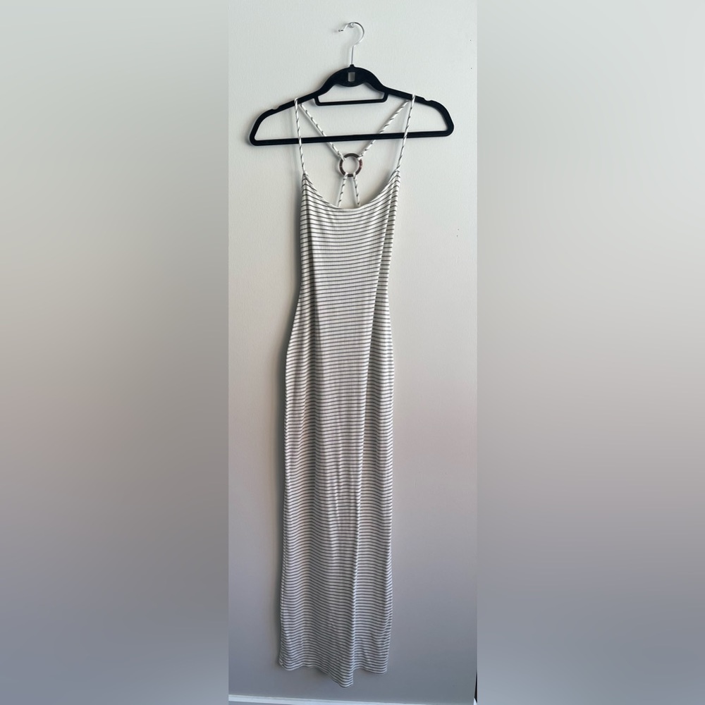 Windsor. Stripped super tight maxi dress. Size S.